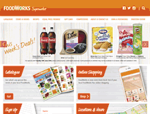 Tablet Screenshot of foodworks.com.au